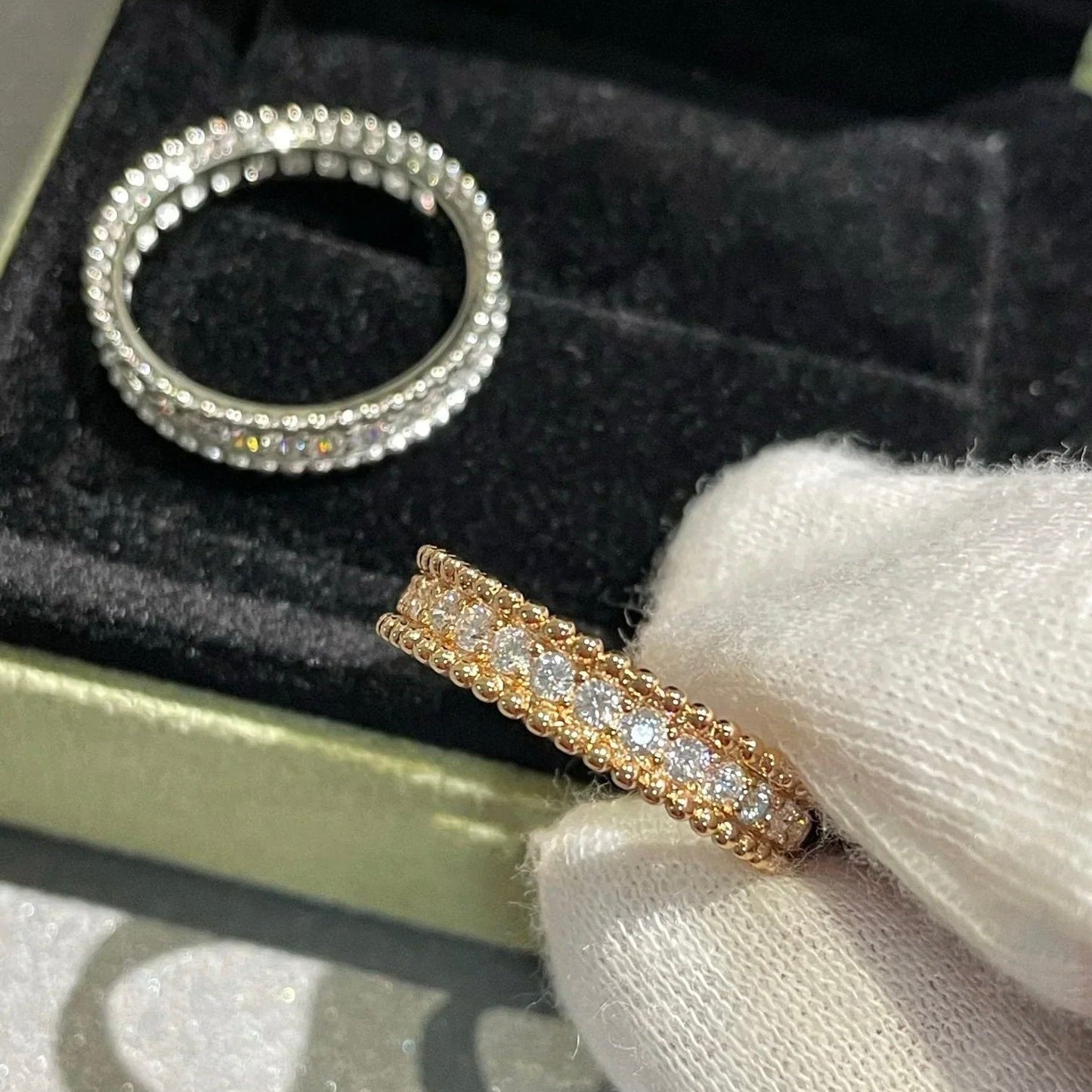 [Agudo  Jewelry]PERLEE DIAMOND SILVER RING