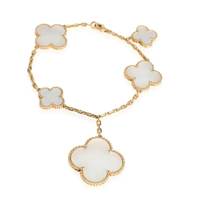 [Agudo Jewelry]MAGIC CLOVER MOP GOLD BRACELET 5 MOTIFS