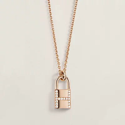 [Agudo Jewelry]HM ADVANCED NICHE LOCK HEAD NECKLACE DIAMONDS