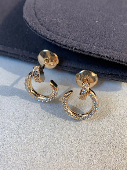 [Agudo Jewelry]JUSTE EARRINGS GOLD DIAMONDS