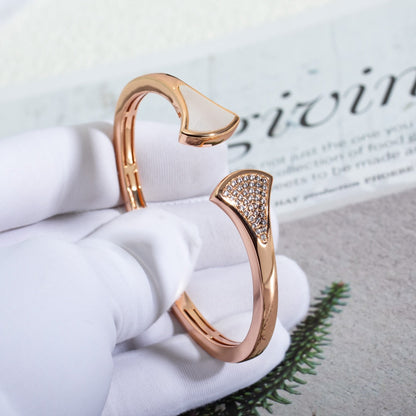 [Agudo Jewelry]DREAM BRACELET OPEN PINK GOLD MOP DIAMOND