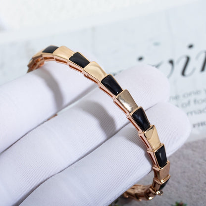 [Agudo Jewelry]SERPENTI BRACELET PINK GOLD ONYX