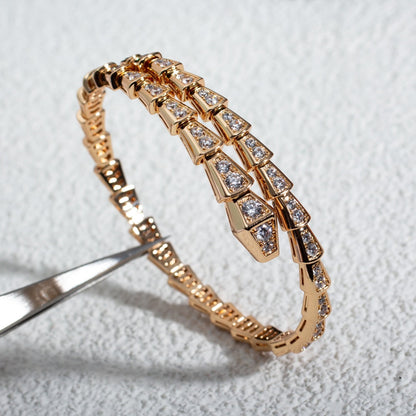 [Agudo Jewelry]SERPENTI BRACELET 6.8MM PINK GOLD DIAMOND