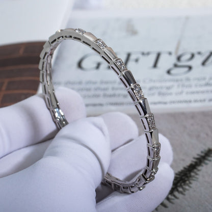 [Agudo Jewelry]SERPENTI BRACELET SILVER DIAMOND