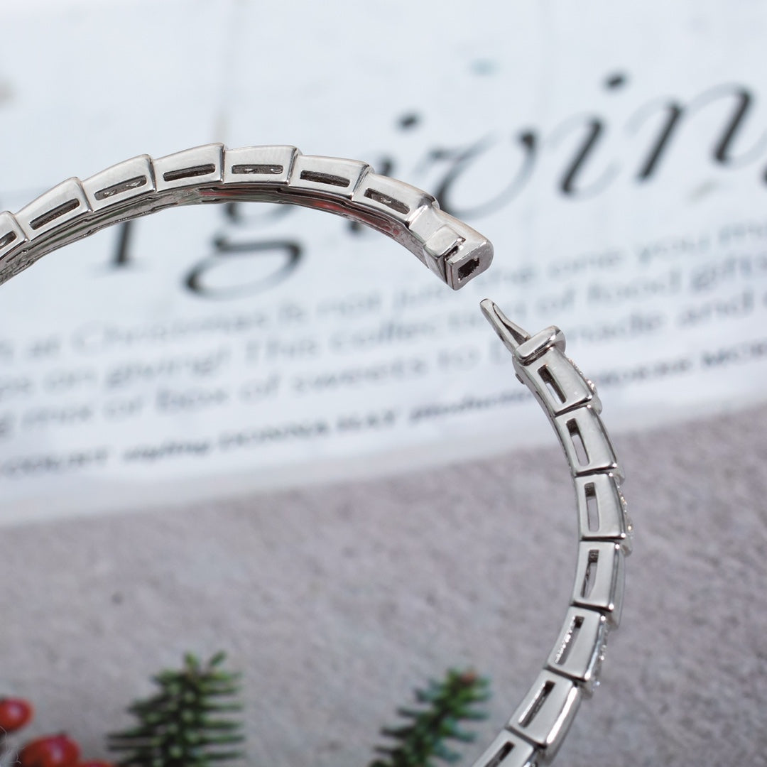 [Agudo Jewelry]SERPENTI BRACELET SILVER DIAMOND