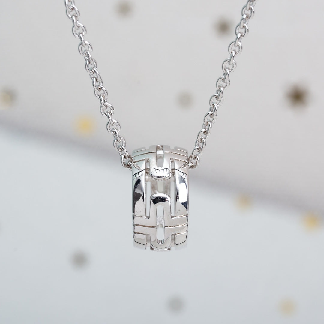 [Agudo Jewelry]PARENTESI NECKLACE SILVER