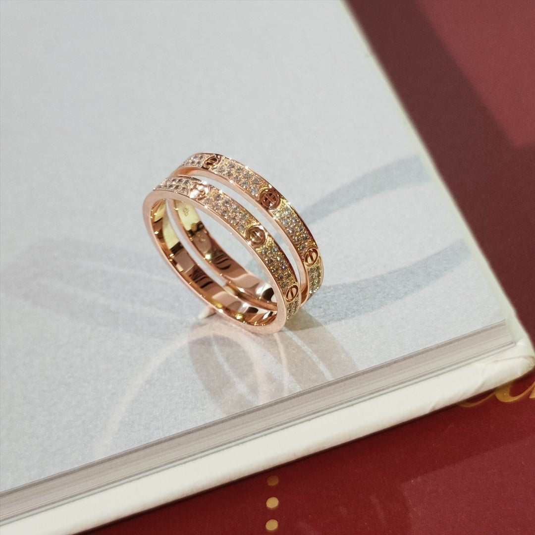 [Agudo  Jewelry]LOVE RING 2.65MM DIAMOND