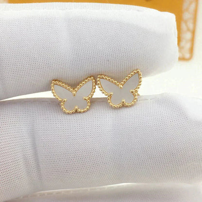 [Agudo Jewelry]SWEET BUTTERFLY MOP EARSTUDS