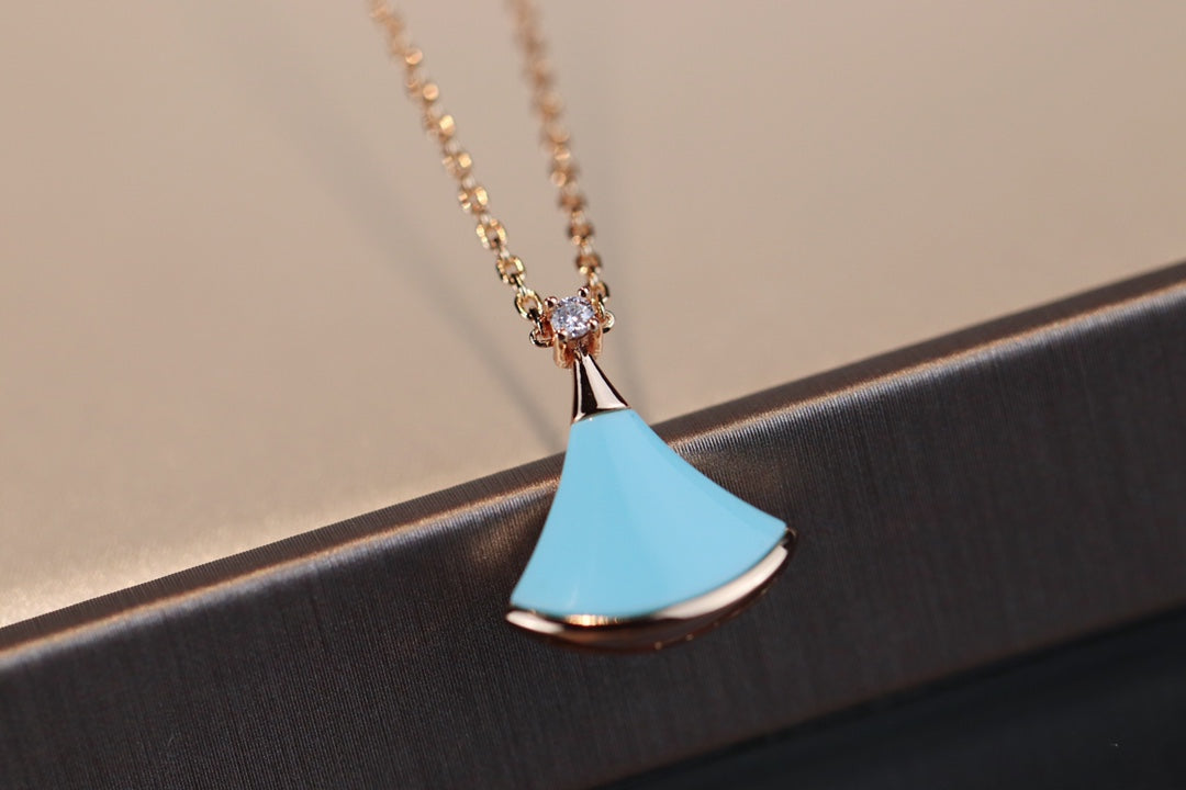 [Agudo Jewelry]DREAM NECKLACE TURQUOISE PINK GOLD