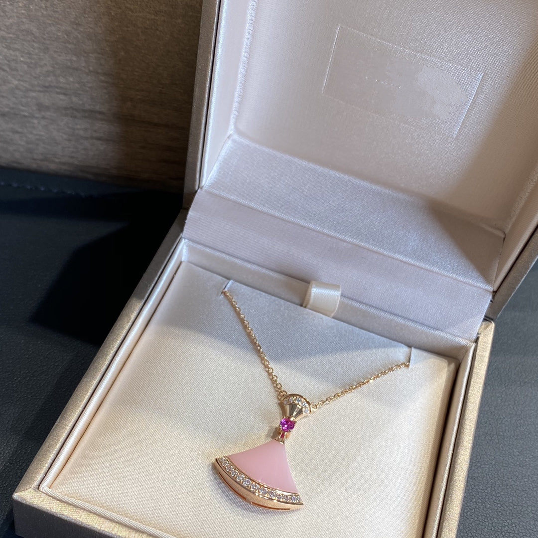 [Agudo Jewelry]DREAM NECKLACE PINK OPAL