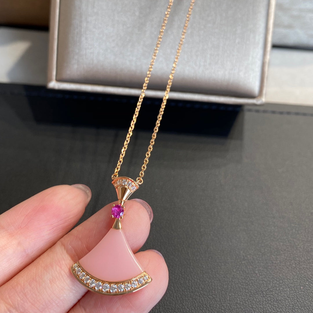 [Agudo Jewelry]DREAM NECKLACE PINK OPAL