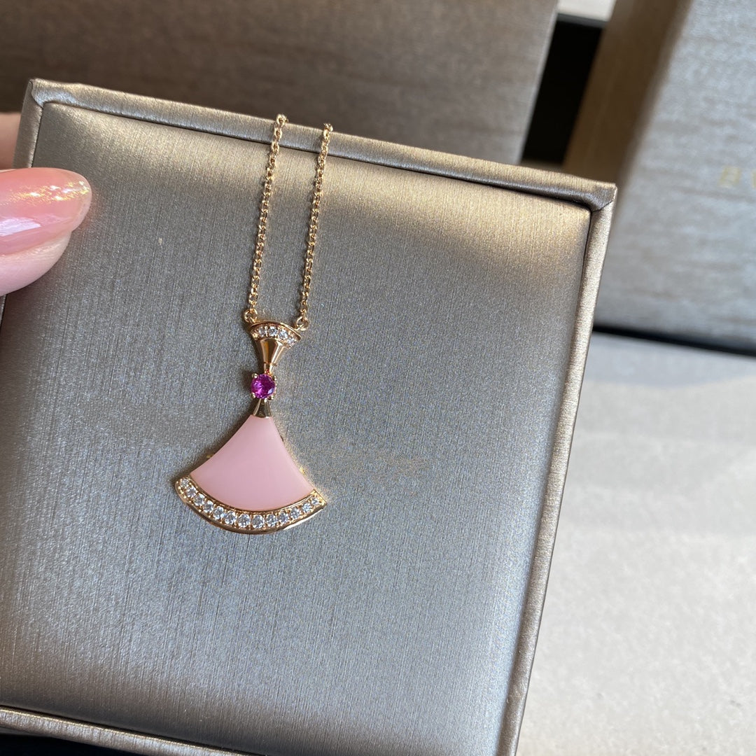 [Agudo Jewelry]DREAM NECKLACE PINK OPAL