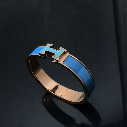 [Agudo Jewelry]H BRACELET BLUE RAINBOW CERAMIC