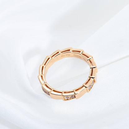 [Agudo Jewelry]SERPENTI RING PINK GOLD  3MM