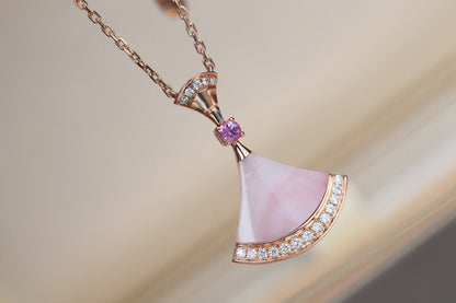 [Agudo Jewelry]DREAM NECKLACE PINK MOP DIAMOND