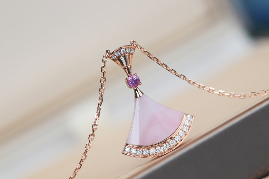 [Agudo Jewelry]DREAM NECKLACE PINK MOP DIAMOND