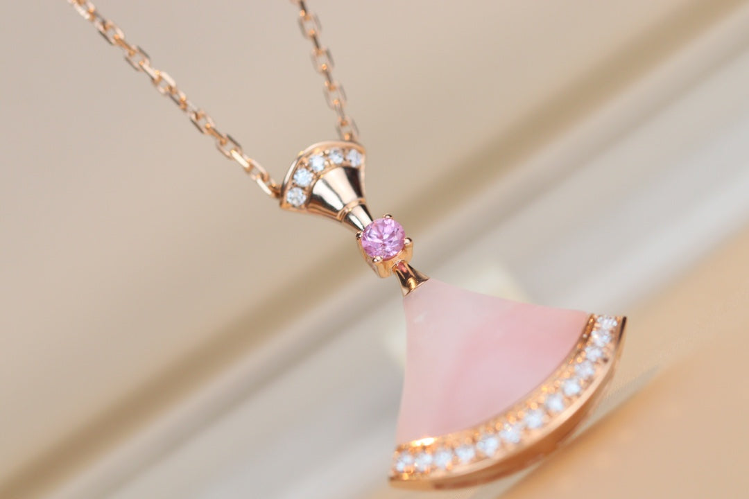 [Agudo Jewelry]DREAM NECKLACE PINK MOP DIAMOND