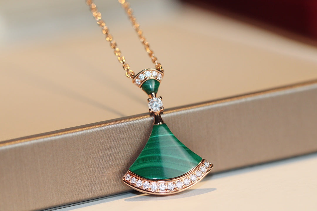 [Agudo Jewelry]DREAM NECKLACE MALACHITE DIAMOND