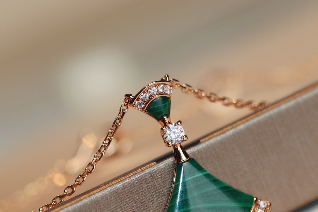 [Agudo Jewelry]DREAM NECKLACE MALACHITE DIAMOND