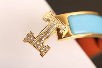 [Agudo Jewelry]H CLOUD BLUE BRACELET GOLD DIAMOND