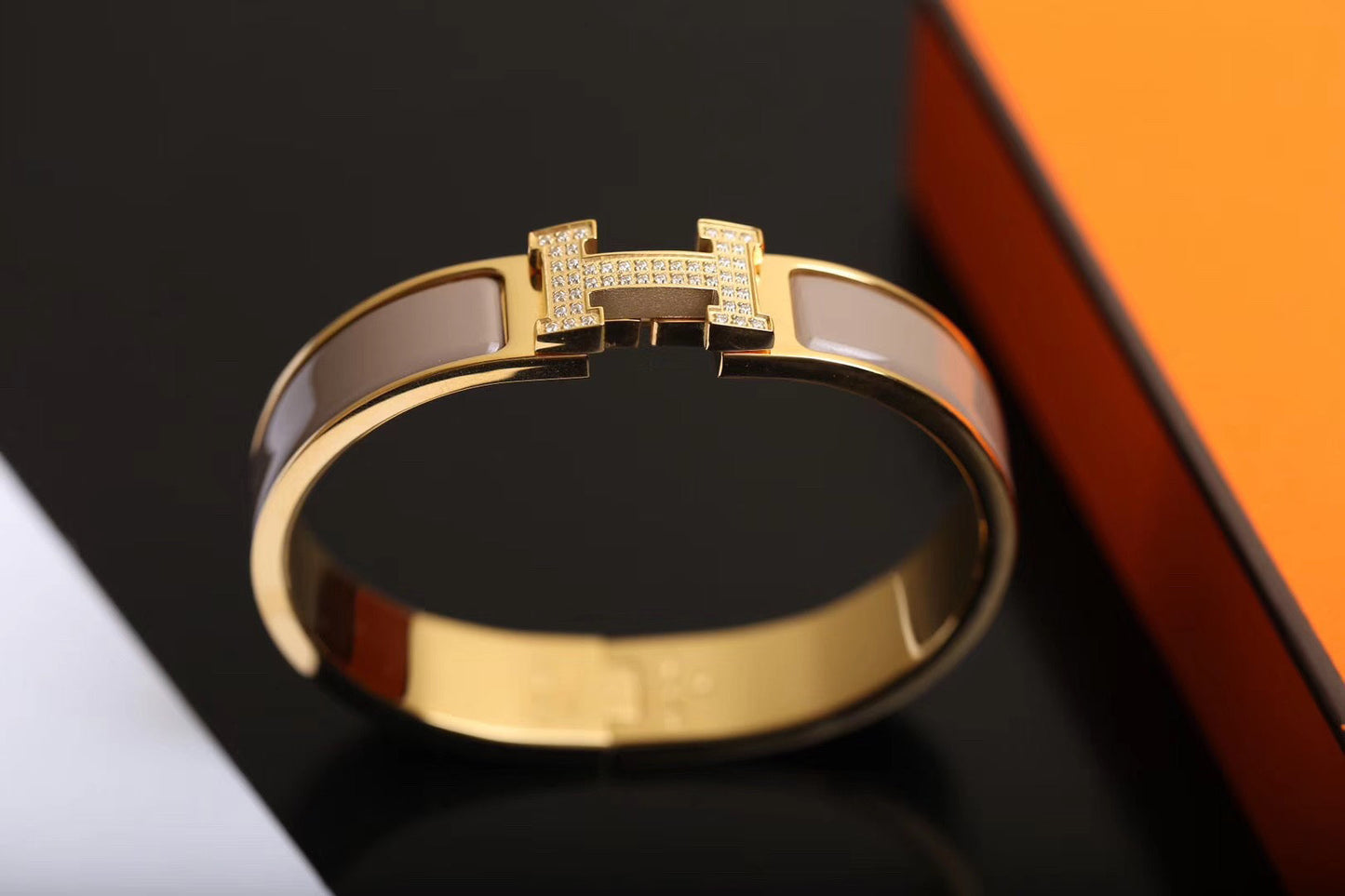 [Agudo Jewelry]H BRACELET GOLD DIAMOND