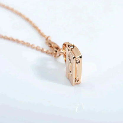 [Agudo Jewelry]AMULETTE PEDANT ROSE GOLD NECKLACE