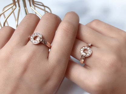 [Agudo  Jewelry]DREAM RING DIAMOND PINK GOLD