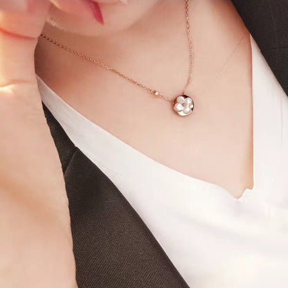 [Agudo Jewelry]SUN MOP GOLD 1 DIAMOND NECKLACE