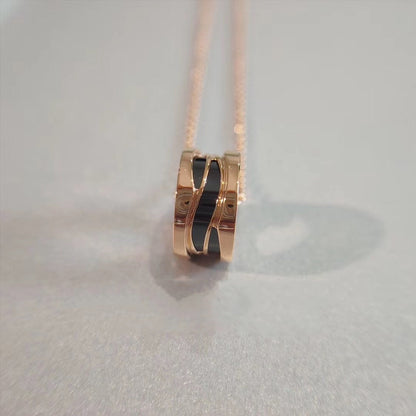 [Agudo Jewelry]ZERO 1 NECKLACE PINK GOLD