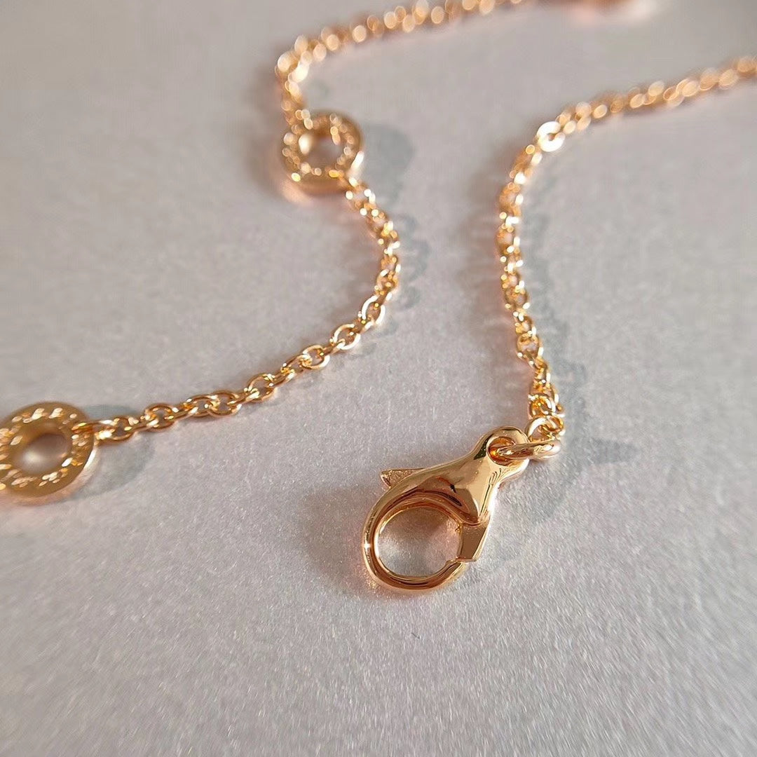 [Agudo Jewelry]ZERO 1 NECKLACE PINK GOLD