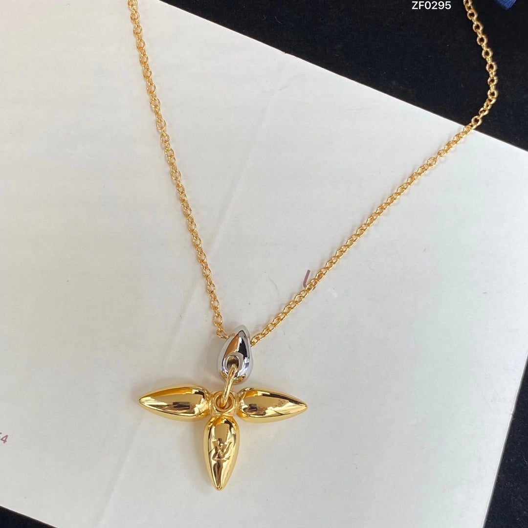 [Agudo Jewelry]LOUISETTE PEDANT GOLD NECKLACE