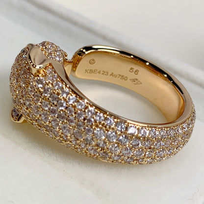 [Agudo  Jewelry]PANTHERE PINK GOLD DIAMOND RING