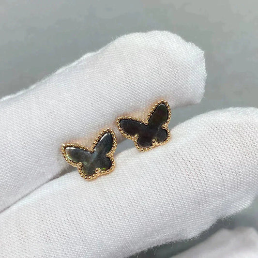 [Agudo Jewelry]BUTTERFLY DARK MOP  EARRINGS