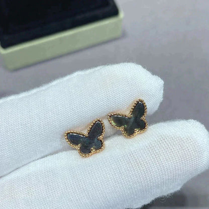 [Agudo Jewelry]BUTTERFLY DARK MOP  EARRINGS