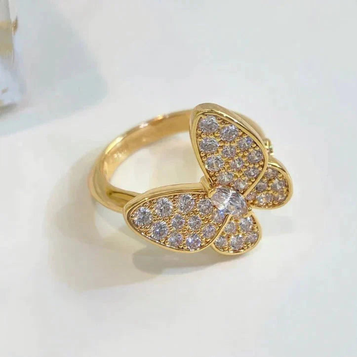 [Agudo  Jewelry]BUTTERFLY DIAMOND RING