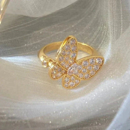 [Agudo  Jewelry]BUTTERFLY DIAMOND RING