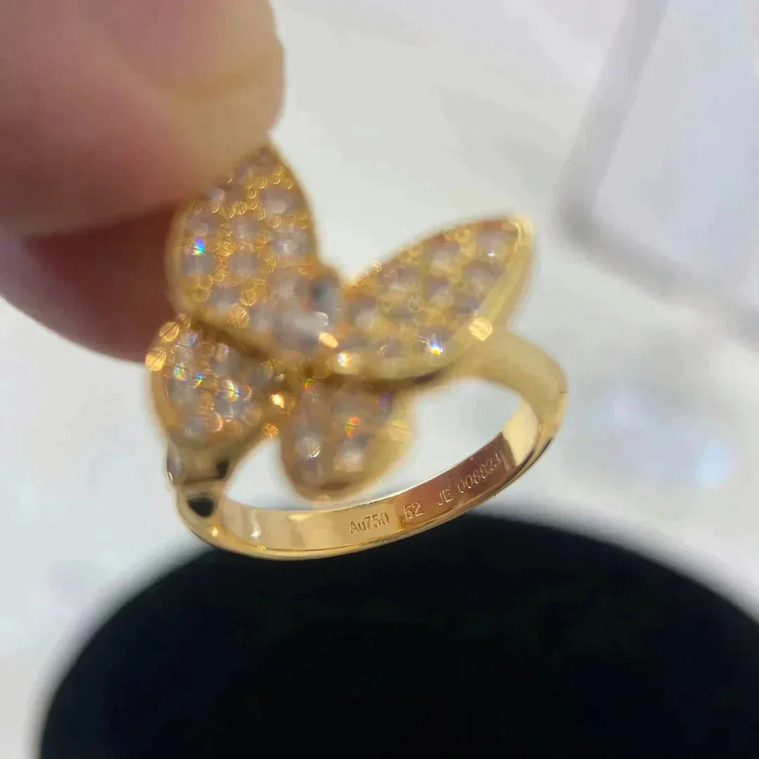 [Agudo  Jewelry]BUTTERFLY DIAMOND RING