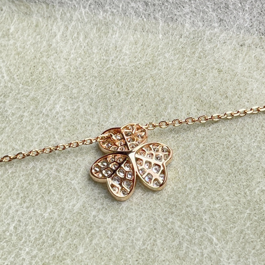 [Agudo Jewelry]FLOWER DIAMOND NECKLACE