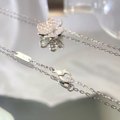 [Agudo Jewelry]FLOWER DIAMOND NECKLACE