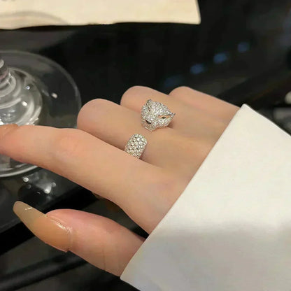 [Agudo Jewelry]PANTHERE 5.5MM ALL DIAMOND RING