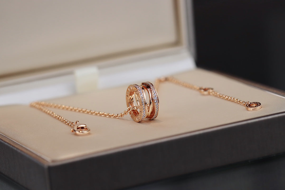 [Agudo Jewelry]ZERO 1 PINK GOLD NECKLACE