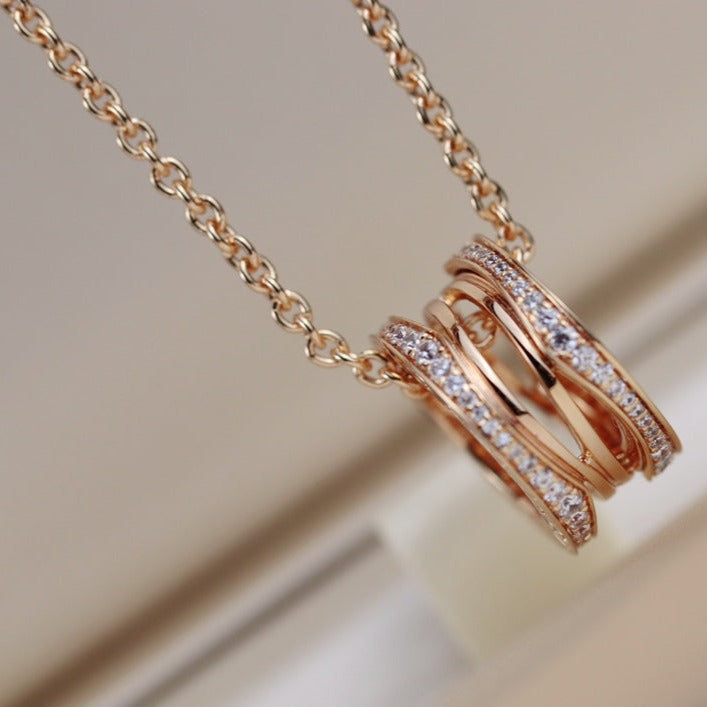 [Agudo Jewelry]ZERO 1 PINK GOLD NECKLACE