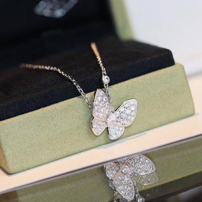 [Agudo Jewelry]BUTTERFLY DIAMOND NECKLACE