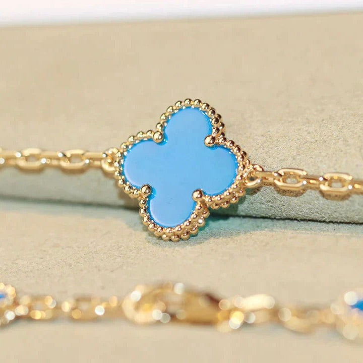 [Agudo Jewelry]CLOVER 20 MOTIFS TURQUOISE GOLD