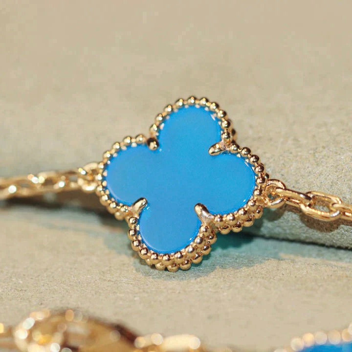 [Agudo Jewelry]CLOVER 20 MOTIFS TURQUOISE GOLD