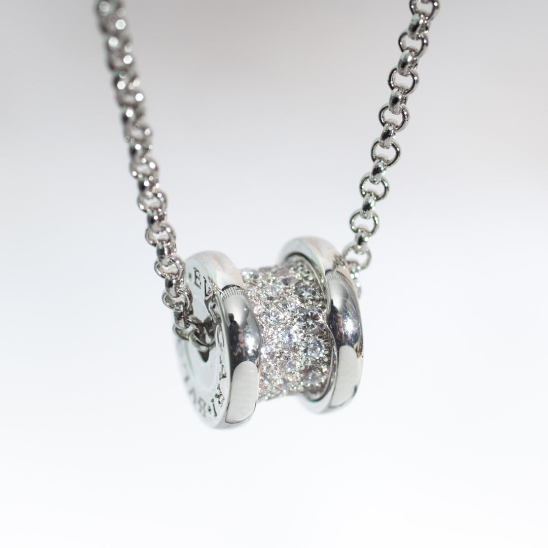 [Agudo Jewelry]ZERO 1 SILVER DIAMOND NECKLACE