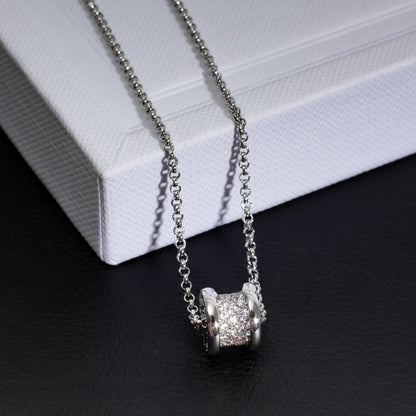 [Agudo Jewelry]ZERO 1 SILVER DIAMOND NECKLACE