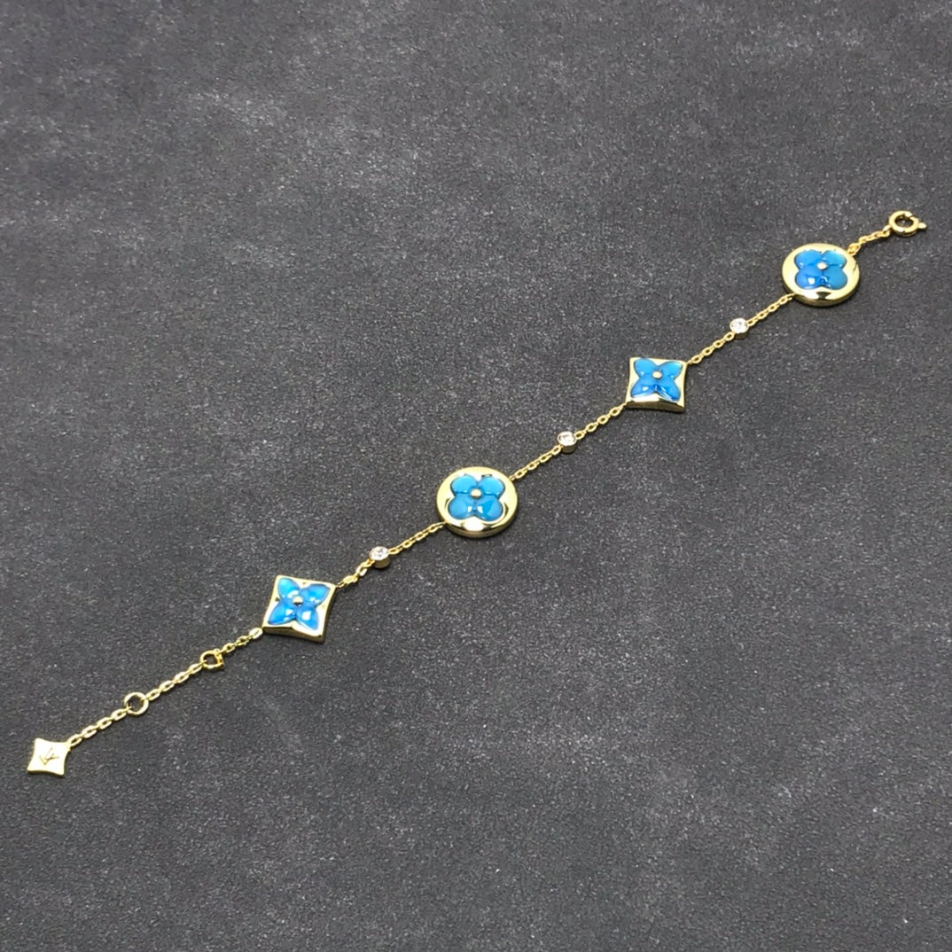 [Agudo Jewelry]STAR AND SUN TURQUOISE 4 MOTIFS 3 DIAMONDS