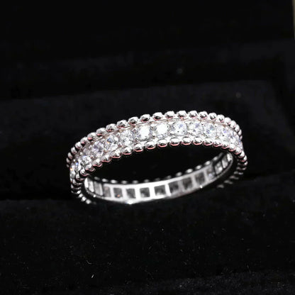 [Agudo  Jewelry]PERLEE DIAMOND SILVER RING