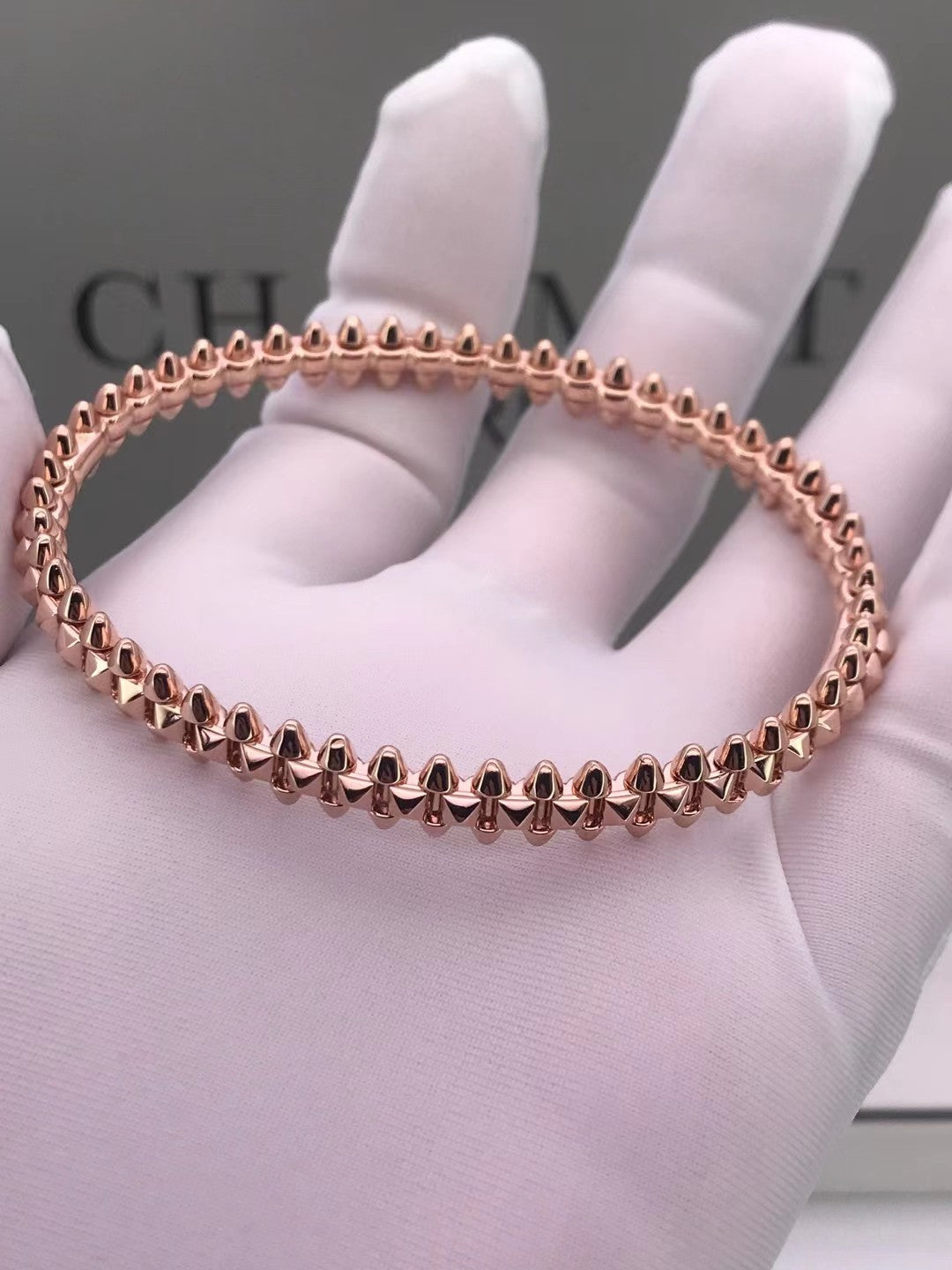 [Agudo Jewelry]CLASH PINK GOLD BRACELET